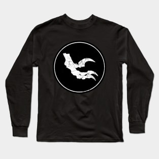 Velociraptor Fossil Claw Long Sleeve T-Shirt